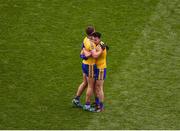 1 April 2018; Enda Smith, left, and Tadhg O'Rourke of Roscommon celebrate after the Allianz Football League Division 2 Final match between Cavan and Roscommon at Croke Park in Dublin. Photo by Daire Brennan/Sportsfile