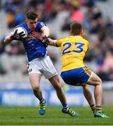 1 April 2018; Dara McVeety of Cavan in action against Niall McInerney of Roscommon during the Allianz Football League Division 2 Final match between Cavan and Roscommon at Croke Park in Dublin. Photo by Piaras Ó Mídheach/Sportsfile