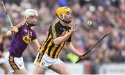 1 April 2018; Richie Leahy of Kilkenny in action against Rory O'Connor of Wexford during the Allianz Hurling League Division 1 semi-final match between Wexford and Kilkenny at Innovate Wexford Park in Wexford. Photo by Matt Browne/Sportsfile