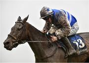 2 April 2018; Frankiefiveangels, with Sean Flanagan up, during the Farmhouse Foods Novice Handicap Hurdle on Day 2 of the Fairyhouse Easter Festival at Fairyhouse Racecourse in Meath. Photo by Seb Daly/Sportsfile