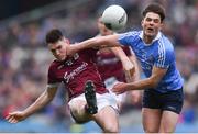 1 April 2018; Barry McHugh of Galway in action against Eric Lowndes of Dublin during the Allianz Football League Division 1 Final match between Dublin and Galway at Croke Park in Dublin. Photo by Piaras Ó Mídheach/Sportsfile