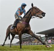 2 April 2018; Un De Sceaux, with Paul Townend up, on their way to winning the Devenish Steeplechase on Day 2 of the Fairyhouse Easter Festival at Fairyhouse Racecourse in Meath. Photo by David Fitzgerald/Sportsfile