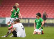 2 April 2018; Naima Chemaou of Republic of Ireland following the UEFA Women's 19 European Championship Elite Round Qualifier match between Republic of Ireland and Austria at Turners Cross in Cork. Photo by Eóin Noonan/Sportsfile
