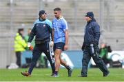 1 April 2018; James McCarthy of Dublin leaves the field after picking up an injury during the Allianz Football League Division 1 Final match between Dublin and Galway at Croke Park in Dublin. Photo by Piaras Ó Mídheach/Sportsfile
