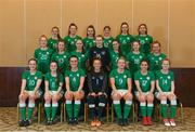 3 April 2018; Republic of Ireland squad. Republic of Ireland Women's U19 Squad Portraits, Fota Island Resort, Cork. Photo by Eóin Noonan/Sportsfile