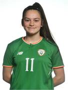 3 April 2018; Alannagh McEvoy of Republic of Ireland during Republic of Ireland Women's U19 Squad Portraits, Fota Island Resort, Cork. Photo by Eóin Noonan/Sportsfile