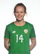 3 April 2018; Phobhe Warner of Republic of Ireland during Republic of Ireland Women's U19 Squad Portraits, Fota Island Resort, Cork. Photo by Eóin Noonan/Sportsfile