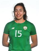 3 April 2018; Lucia Lobato of Republic of Ireland during Republic of Ireland Women's U19 Squad Portraits, Fota Island Resort, Cork. Photo by Eóin Noonan/Sportsfile