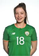 3 April 2018; Kate Mooney of Republic of Ireland during Republic of Ireland Women's U19 Squad Portraits, Fota Island Resort, Cork. Photo by Eóin Noonan/Sportsfile