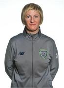 3 April 2018; Maz Sweeney assistant coach during Republic of Ireland Women's U19 Squad Portraits, Fota Island Resort, Cork. Photo by Eóin Noonan/Sportsfile