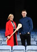 3 April 2018; Littlewoods Ireland today launched the GAA Go Games Provincial Days with their ambassadors; former All Ireland Champion with Cork Anna Geary and Waterford hurler Austin Gleeson. This is the second year that Littlewoods Ireland have been involved in this once-in-a-lifetime opportunity to give children all over the country the chance to play in Croke Park Stadium. The initiative will see over 4,000 children from Leinster and Munster take part in mini versions of hurling and football blitzes at Croke Park over the course of a week during the Easter holidays. The Go Games Provincial Days for Ulster and Connacht will take place in September. Pictured are former All Ireland Champion with Cork Anna Geary and Waterford hurler Austin Gleeson at Croke Park, in Dublin. Photo by Sam Barnes/Sportsfile
