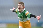 3 April 2018; Oisin Dowling of Crochta Ard celebrates following his side's victory over Der Gaels during Day 1 of the The Go Games Provincial days in partnership with Littlewoods Ireland at Croke Park in Dublin. Photo by David Fitzgerald/Sportsfile
