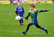 4 April 2018; Tristan Doyle of Clanna Gael Fontenoy, Dublin, in action against Bray Emmetts, Wicklow, during Day 2 of the The Go Games Provincial days in partnership with Littlewoods Ireland at Croke Park in Dublin. Photo by Piaras Ó Mídheach/Sportsfile