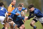 4 April 2018; Nathan Mullen of Metro in action against North Midlands during the Shane Horgan Cup 5th Round match between North Midlands and Metro at Tullow RFC in Tullow, Co Carlow. Photo by Matt Browne/Sportsfile