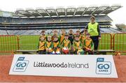 4 April 2018; The Faughs, Co Dublin, team during Day 2 of the The Go Games Provincial days in partnership with Littlewoods Ireland at Croke Park in Dublin. Photo by Piaras Ó Mídheach/Sportsfile
