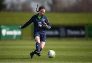 5 April 2018; Dearbhaile Beirne during Republic of Ireland training at the FAI National Training Centre in Abbotstown, Dublin. Photo by Stephen McCarthy/Sportsfile