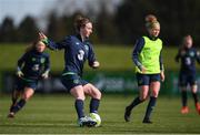 5 April 2018; Karen Duggan during Republic of Ireland training at the FAI National Training Centre in Abbotstown, Dublin. Photo by Stephen McCarthy/Sportsfile
