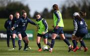 5 April 2018; Roma McLaughlin is tackled by Karen Duggan during Republic of Ireland training at the FAI National Training Centre in Abbotstown, Dublin. Photo by Stephen McCarthy/Sportsfile