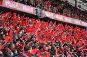31 March 2018; Munster fans during the European Rugby Champions Cup quarter-final match between Munster and Toulon at Thomond Park in Limerick. Photo by Brendan Moran/Sportsfile