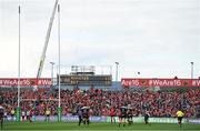 31 March 2018; Francois Trinh-Duc of RC Toulon kicks a penalty during the European Rugby Champions Cup quarter-final match between Munster and Toulon at Thomond Park in Limerick. Photo by Brendan Moran/Sportsfile