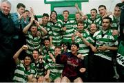 3 April 1994; Shamrock Rovers players celebrate after the Bord Gáis National League match between Shamrock Rovers and Cork City at the RDS in Dublin. Photo by Sportsfile.
