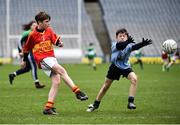 5 April 2018; Action from Valentia GAA, Co. Kerry, against Kildysart GAA, Co. Clare, during Day 3 of the The Go Games Provincial days in partnership with Littlewoods Ireland at Croke Park in Dublin. Photo by Seb Daly/Sportsfile