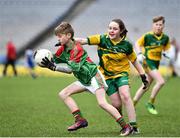 5 April 2018; Action from Ballinora GAA, Co. Cork, against Killimer GAA, Co. Clare, during Day 3 of the The Go Games Provincial days in partnership with Littlewoods Ireland at Croke Park in Dublin. Photo by Seb Daly/Sportsfile