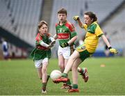 5 April 2018; Action from Ballinora GAA, Co. Cork, against Killimer GAA, Co. Clare, during Day 3 of the The Go Games Provincial days in partnership with Littlewoods Ireland at Croke Park in Dublin. Photo by Seb Daly/Sportsfile