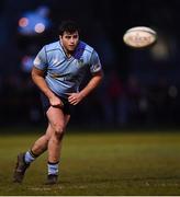 5 April 2018; Liam Hyland of UCD during the Annual Rugby Colours Match 2018 match between UCD and Trinity at College Park in Trinity College, Dublin. Photo by Stephen McCarthy/Sportsfile