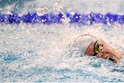 6 April 2018; Edel Daly of Limerick competing in the preliminaries of the Women's 100m Freestyle event during the Irish Open Swimming Championships at the National Aquatic Centre in Abbotstown, Dublin. Photo by Stephen McCarthy/Sportsfile