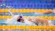 6 April 2018; Mona McSharry of Ballyshannon Marlins Swim Club competing in the preliminaries of the Women's 100m Freestyle event during the Irish Open Swimming Championships at the National Aquatic Centre in Abbotstown, Dublin. Photo by Stephen McCarthy/Sportsfile