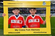 6 April 2018; Players from Passage GAA Club, Co. Waterford, during Day 4 of the The Go Games Provincial days in partnership with Littlewoods Ireland at Croke Park in Dublin. Photo by Brendan Moran/Sportsfile