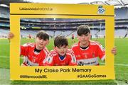 6 April 2018; Players from Carrick Davins GAA Club, Carrick-on-Suir, Co. Tipperary, during Day 4 of the The Go Games Provincial days in partnership with Littlewoods Ireland at Croke Park in Dublin. Photo by Brendan Moran/Sportsfile