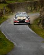 6 April 2018; Martin McCormack and David Moynihan, in a Skoda Fabia R5, during Day One of the 2018 UAC Easter Stages rally, round two of the Irish Tarmac rally championship, at Special Stage 1, Lady Hill/Ballyclare, in Co. Antrim. Photo by Philip Fitzpatrick/Sportsfile