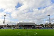 6 April 2018; A general view of the pitch and stadium prior to the SSE Airtricity League Premier Division match between Dundalk and Shamrock Rovers at Oriel Park in Dundalk, Louth.  Photo by Seb Daly/Sportsfile
