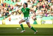 6 April 2018; Leanne Kiernan of Republic of Ireland celebrates after scoring her side's first goal during the 2019 FIFA Women's World Cup Qualifier match between Republic of Ireland and Slovakia at Tallaght Stadium in Tallaght, Dublin. Photo by Stephen McCarthy/Sportsfile