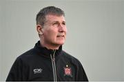 6 April 2018; Dundalk manager Stephen Kenny during the SSE Airtricity League Premier Division match between Dundalk and Shamrock Rovers at Oriel Park in Dundalk, Louth. Photo by Seb Daly/Sportsfile