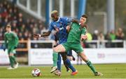 6 April 2018; Izzy Akinade of Waterford FC in action against Gearoid Morrissey of Cork City during the SSE Airtricity League Premier Division match between Waterford FC and Cork City at the RSC in Waterford. Photo by Matt Browne/Sportsfile