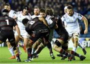 6 April 2018; Iain Henderson of Ulster is tackled by Bill Mata of Edinburgh during the Guinness PRO14 Round 19 match between Edinburgh and Ulster at BT Murrayfield in Edinburgh, Scotland. Photo by Paul Devlin/Sportsfile