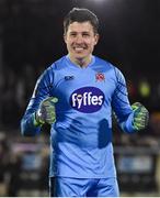 6 April 2018; Gabriel Sava of Dundalk following his side's victory during the SSE Airtricity League Premier Division match between Dundalk and Shamrock Rovers at Oriel Park in Dundalk, Louth.  Photo by Seb Daly/Sportsfile