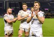 6 April 2018; Tommy Bowe of Ulster celebrates after the Guinness PRO14 Round 19 match between Edinburgh and Ulster at BT Murrayfield in Edinburgh, Scotland. Photo by Paul Devlin/Sportsfile