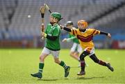 6 April 2018; Shane Philpot of Blackrock, Co Limerick, in action against Ryan Brickley of Whitechurch, Co Cork, during Day 4 of the The Go Games Provincial days in partnership with Littlewoods Ireland at Croke Park in Dublin. Photo by Piaras Ó Mídheach/Sportsfile