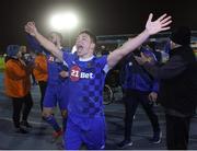 6 April 2018; Dylan Barnett of Waterford FC celebrates after the SSE Airtricity League Premier Division match between Waterford FC and Cork City at the RSC in Waterford. Photo by Matt Browne/Sportsfile