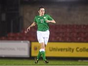 5 April 2018; Alannagh McEvoy of Republic of Ireland during the UEFA Women's U19 European Championship Elite Round Qualifier match between Spain and Republic of Ireland at Turners Cross in Cork. Photo by Eóin Noonan/Sportsfile