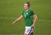 5 April 2018; Saoirse Noonan of Republic of Ireland during the UEFA Women's U19 European Championship Elite Round Qualifier match between Spain and Republic of Ireland at Turners Cross in Cork. Photo by Eóin Noonan/Sportsfile