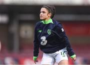 5 April 2018; Naima Chemaou of Republic of Ireland prior to the UEFA Women's U19 European Championship Elite Round Qualifier match between Spain and Republic of Ireland at Turners Cross in Cork. Photo by Eóin Noonan/Sportsfile
