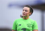 5 April 2018; Tiegan Ruddy of Republic of Ireland prior to the UEFA Women's U19 European Championship Elite Round Qualifier match between Spain and Republic of Ireland at Turners Cross in Cork. Photo by Eóin Noonan/Sportsfile