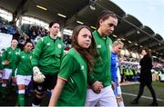 6 April 2018; Katie McCabe of Republic of Ireland prior to the 2019 FIFA Women's World Cup Qualifier match between Republic of Ireland and Slovakia at Tallaght Stadium in Tallaght, Dublin. Photo by Stephen McCarthy/Sportsfile