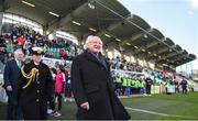 6 April 2018; President of Ireland Michael D Higgins prior to the 2019 FIFA Women's World Cup Qualifier match between Republic of Ireland and Slovakia at Tallaght Stadium in Tallaght, Dublin. Photo by Stephen McCarthy/Sportsfile