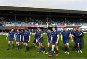 7 April 2018; The Leinster team following the Guinness PRO14 Round 19 match between Leinster and Zebre at the RDS Arena in Dublin. Photo by Ramsey Cardy/Sportsfile